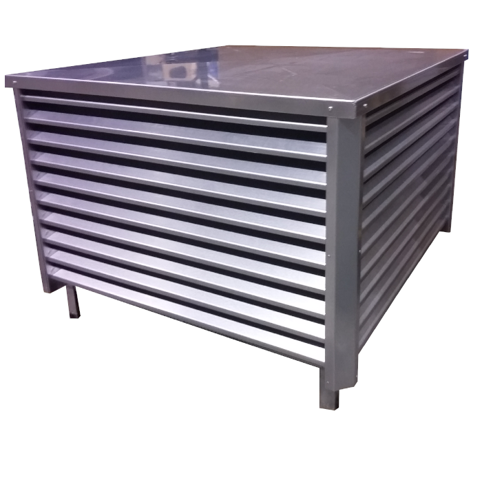 Grille Ventilation Galva au pas de 55 mm - VIB - grilles de ventilation