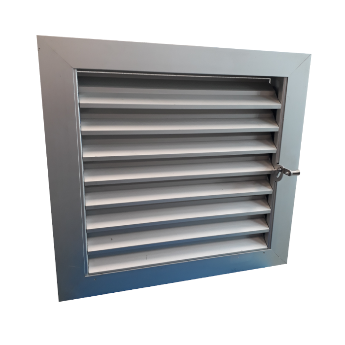 Grille de ventilation Aluminium orientables au pas de 50 mm - VIB - grilles  de ventilation