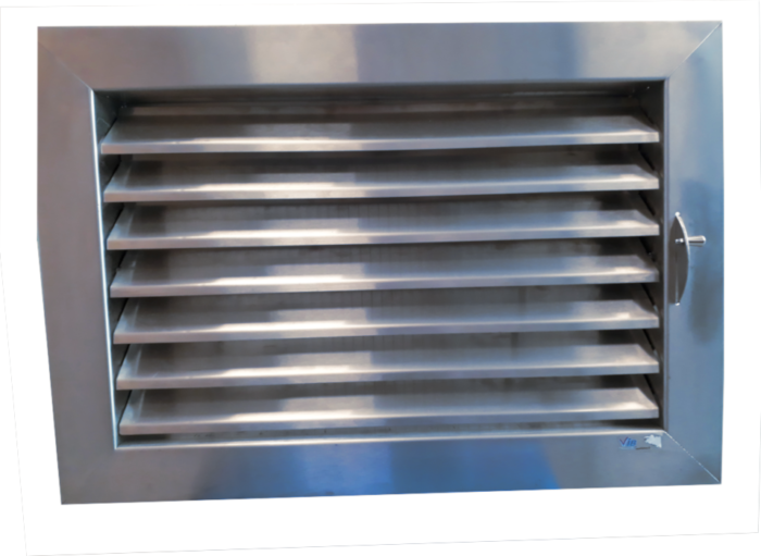 Grille de ventilation Aluminium au pas de 50 mm - VIB - grilles de  ventilation